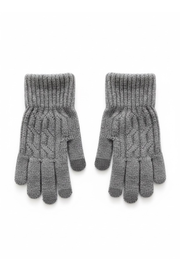 Kadın Dokunmatik Örme Eldiven - 2