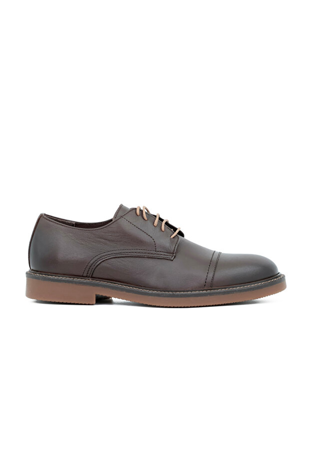 Genuine Leather Casual Men's Shoes Lace-Up Thermo Sole - 23205