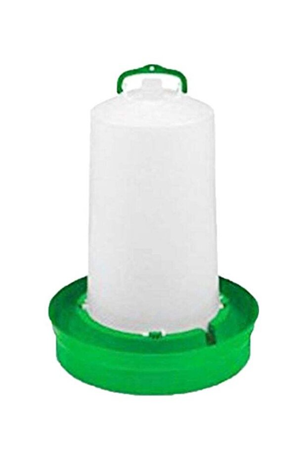 Gaunsa Deep Base Drinker For Chickens White/Green 12Liters