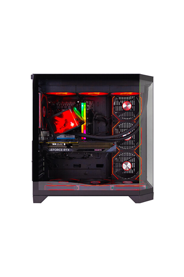 Gaming PC i5-14400F, RTX 5060 8GB, 32GB DDR5, 1TB NVMe, 360mm ARGB Cooler, 7Fan ATX Case, Win 11 Pro - 2
