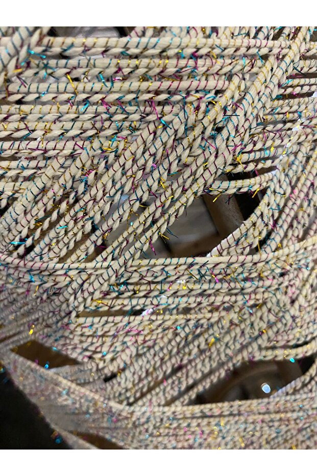 Bohem,Ahşap,Rustik,Modern,Doğal El Yapımı Lambader 125*32 - 6