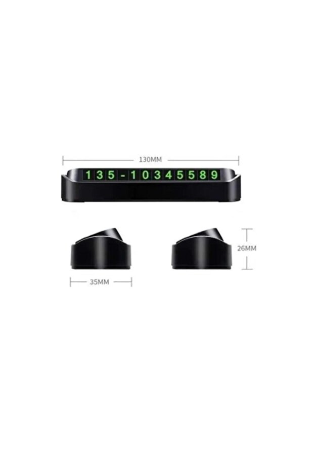 Phosphorescent Car Parking Numberer Open Close Numberer Phone Number Numerical - 4