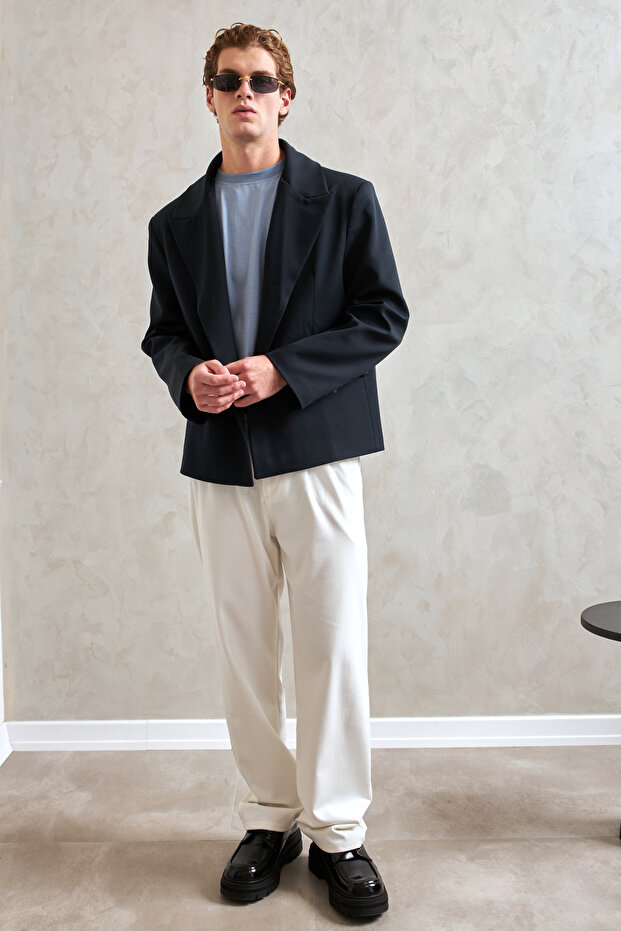 Men's Oversized Blazer Jacket - 5