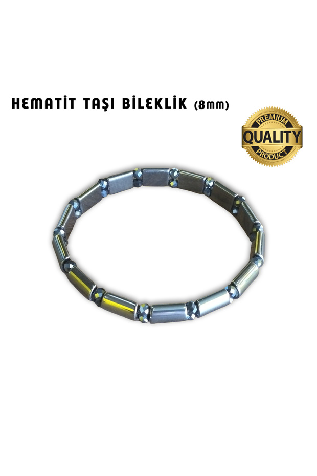HEMATİT TAŞI BİLEKLİK - 8 MM