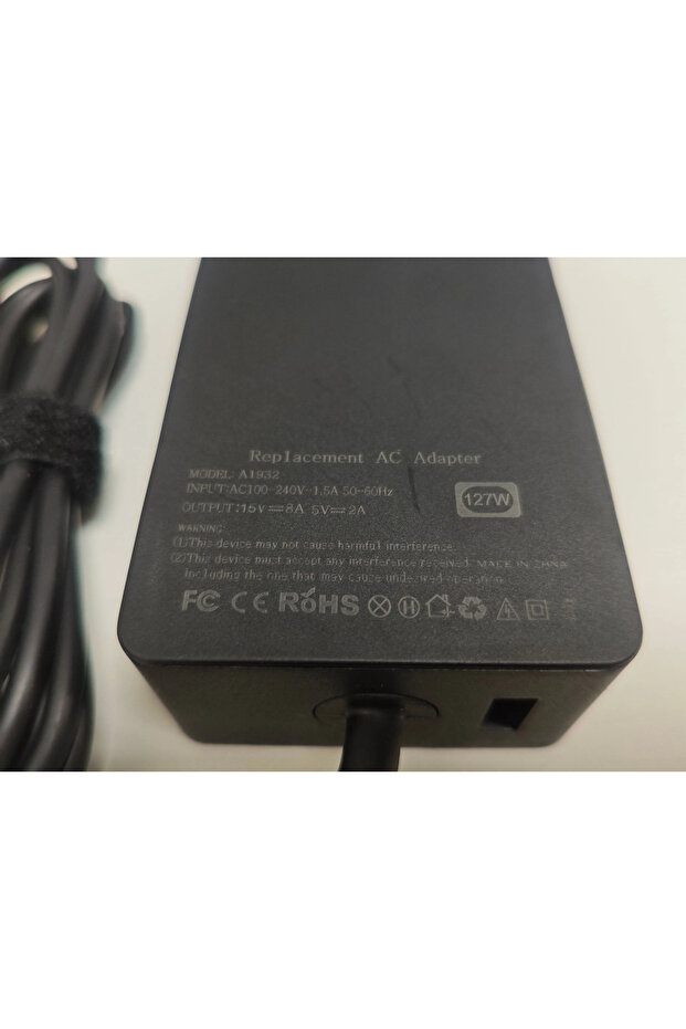Desktop Charger Compatible with Microsoft Surface (127W) - Black
