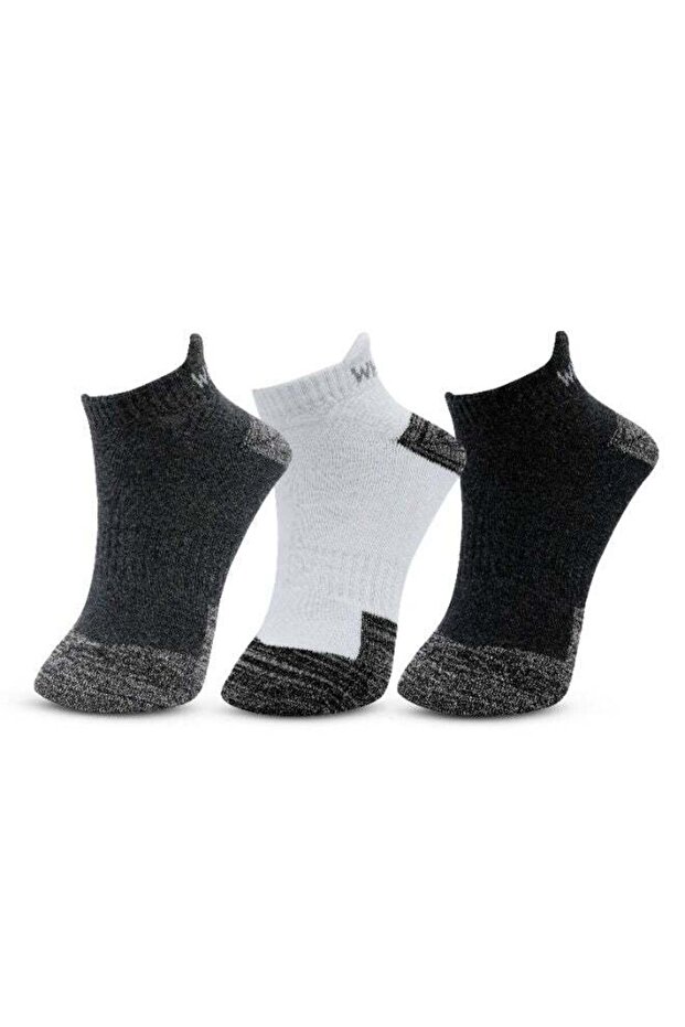 Sneaker Socks 3 Pack – Full-Terry Low-Cut Men's Socks