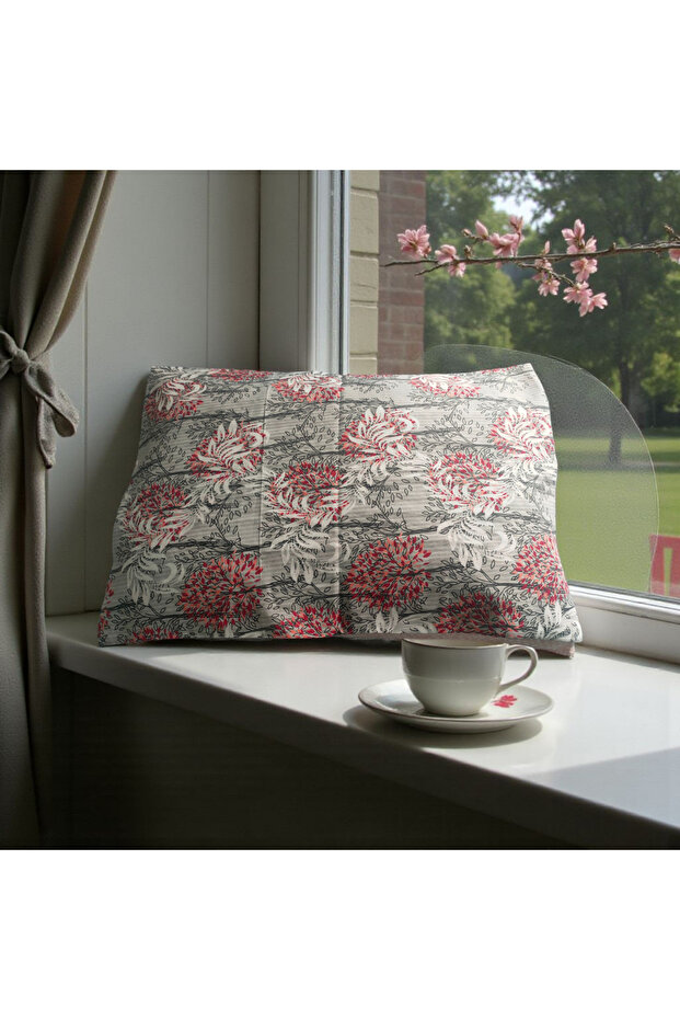 Double Floral Patterned Ranforce Bedding Set - 3