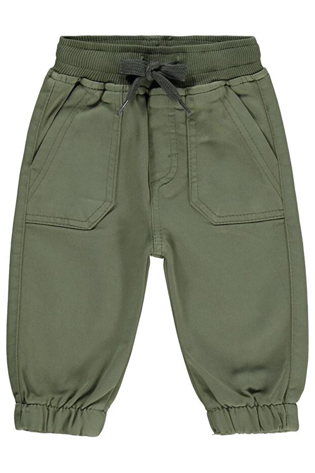 Knitted Fabric 6-18 Months Pants - Khaki 6-9 Months
