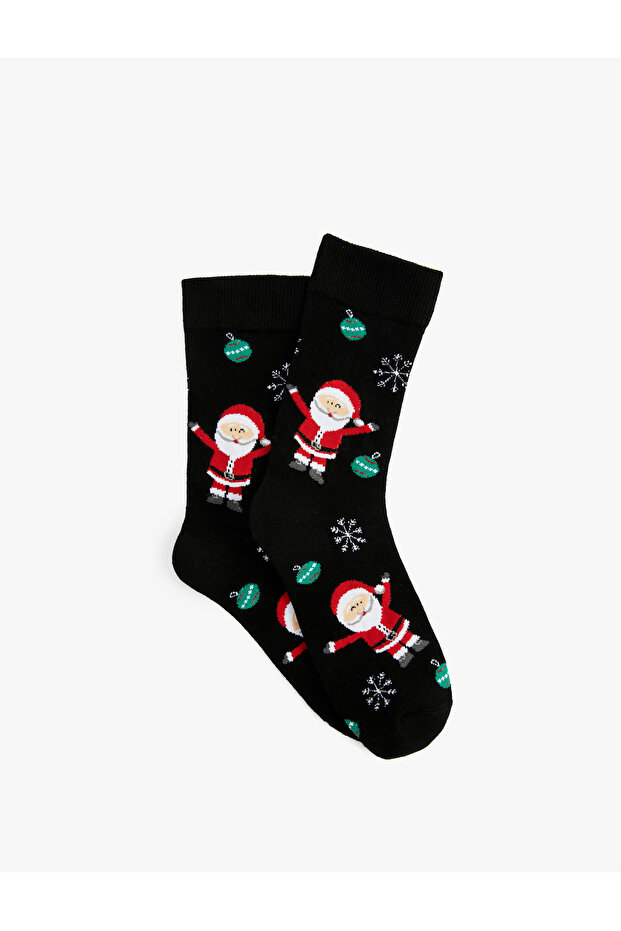 New Year's Themed Socket Socks - 1