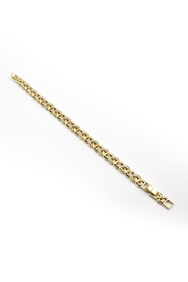 Knitted Jeweler Model Xuping Non-Tarnish Bracelet – Gold |   Elegant, Durable, and Glittering Design