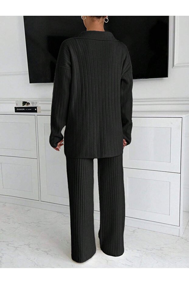 İP Lİ SİYAH TRİKO TAKIM - 6