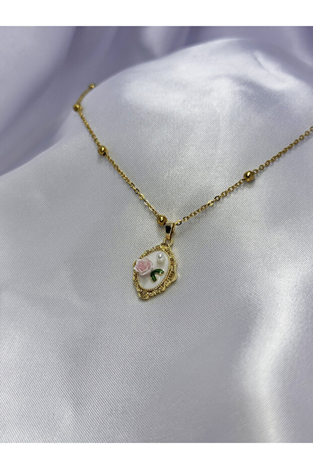 Vintage Buket Çelik Kolye - 2