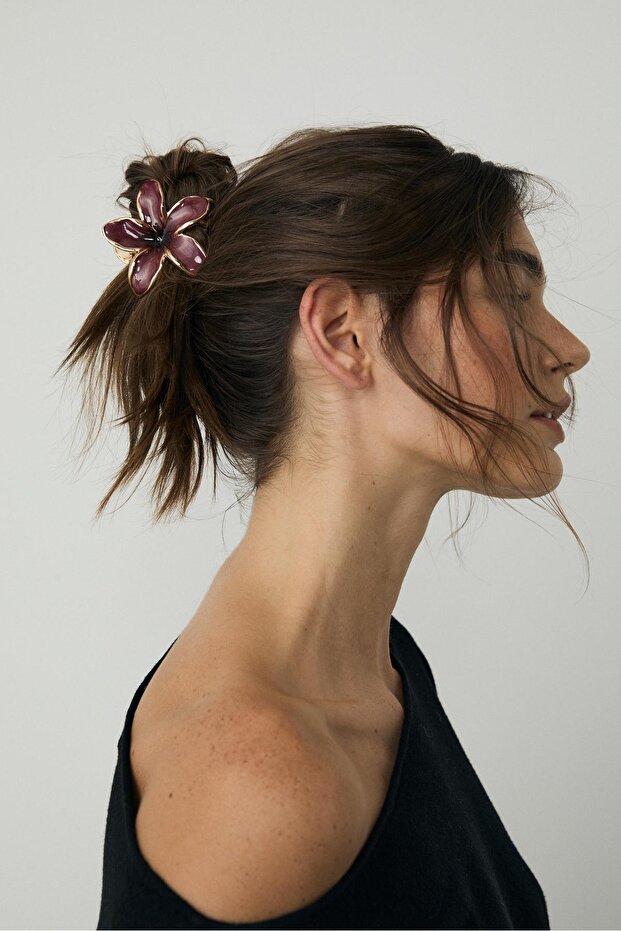 3'lü çiçekli toka seti - 2