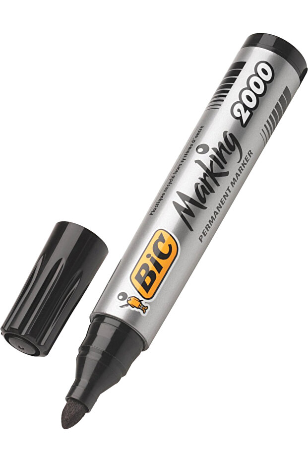 Bic Permanent Marker Round Black NB2000 - 1