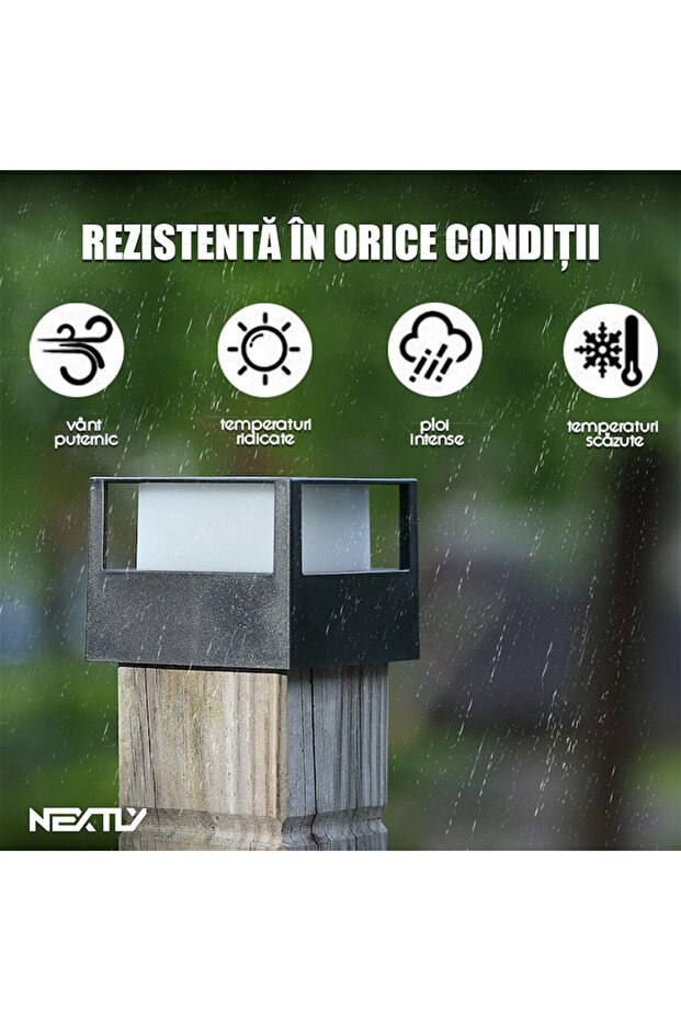 EcoBright Weatherproof Solar LED Lamp - Dual Modes & Easy Mounting - 7