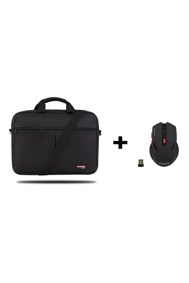BND300 15.6" Siyah Notebook Çantası + WG100 Oyuncu Mouse - 1