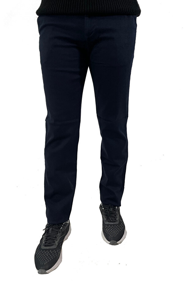 Men's Stretch Fabric Canvas Trousers-4001Y