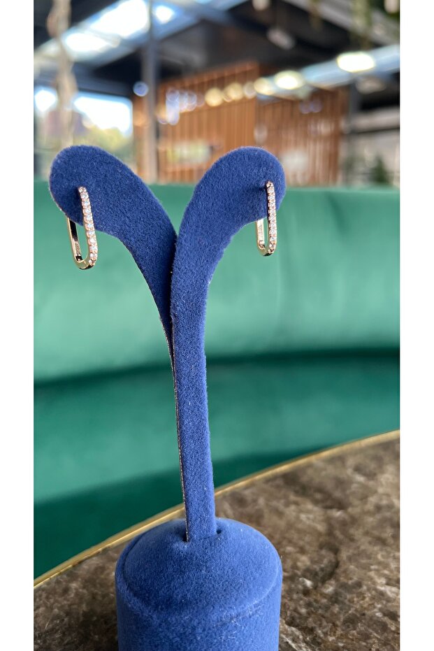 TAŞLI ÇELİK ATAÇ KÜPE - 1