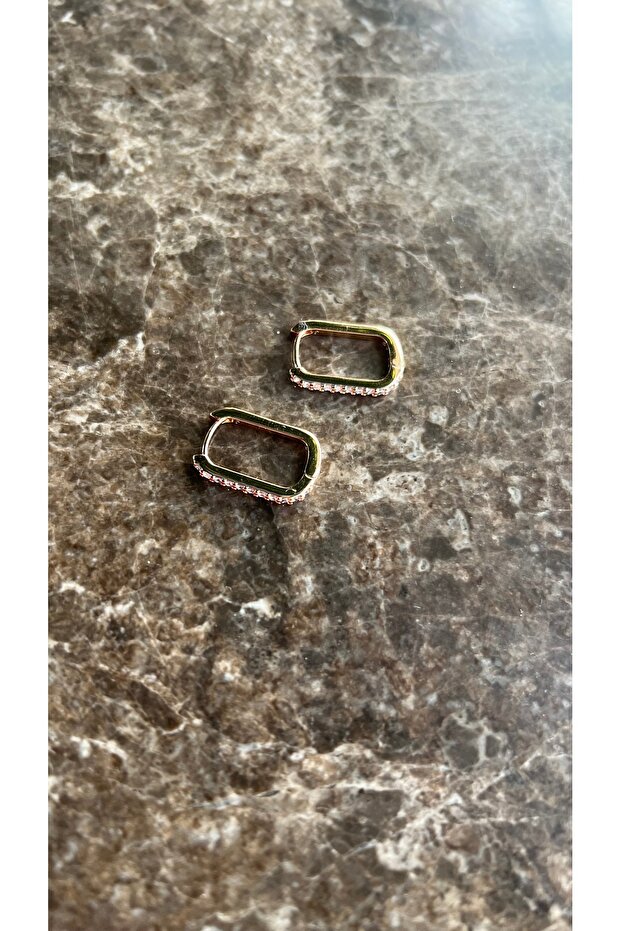 TAŞLI ÇELİK ATAÇ KÜPE - 4