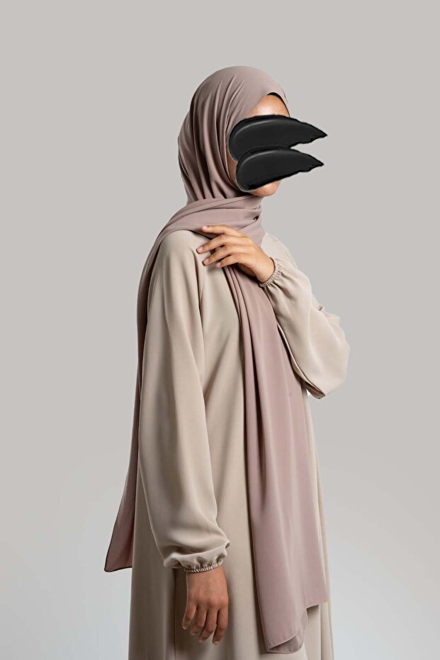 Medine İpeği Şal - Latte - 5