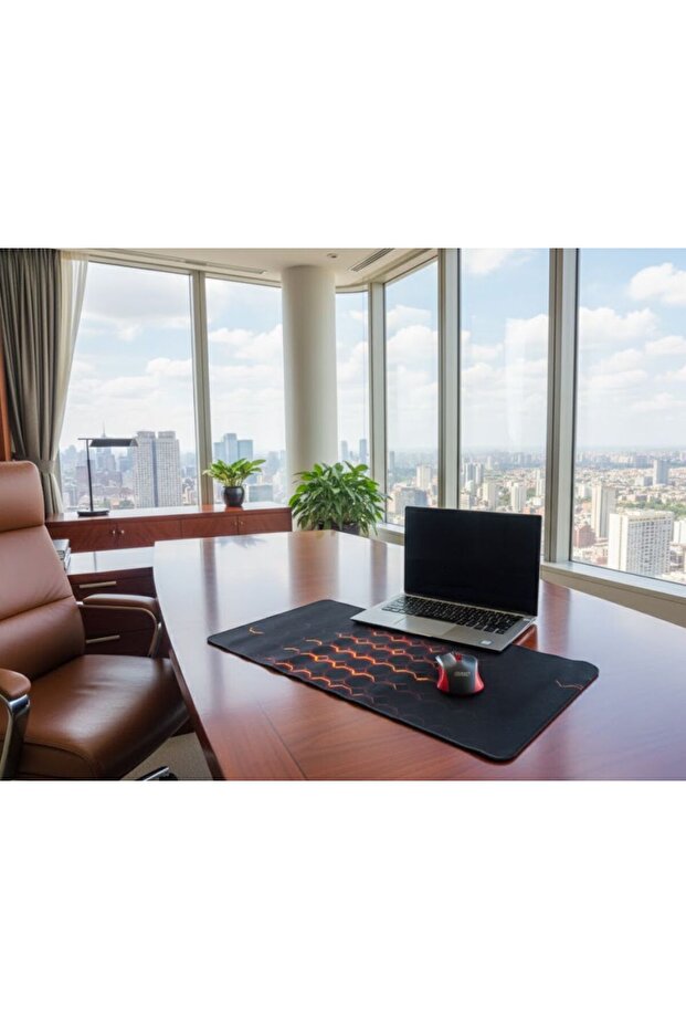 Mouse Pad with Stitched Edge, Non-Slip Rubber Base, Premium-Textured - 3