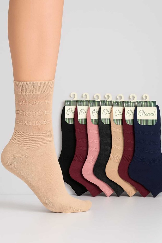 Women's Bamboo Socks 5 Pieces Advantageous Package Mixed Color