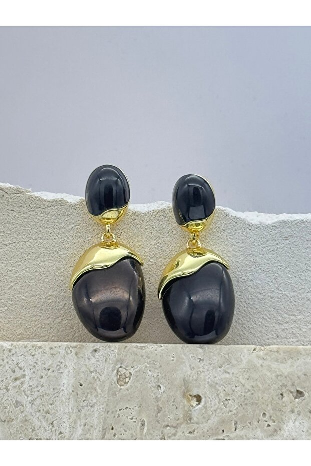 Bellezza Black Earrings - 4