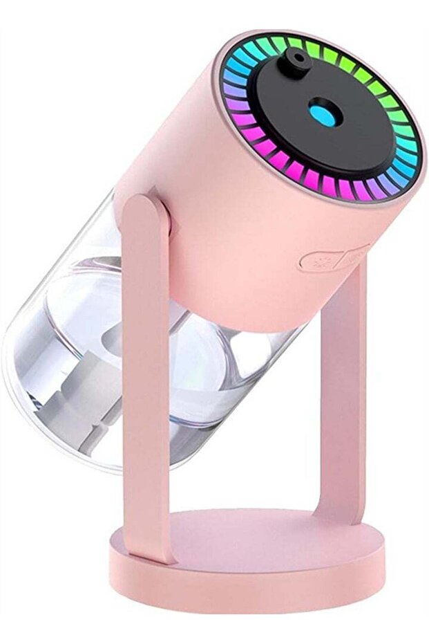 Starry Sky Projector Humidifier (Pink) - Cool Mist Oil Diffuser & Night Light, 280ml