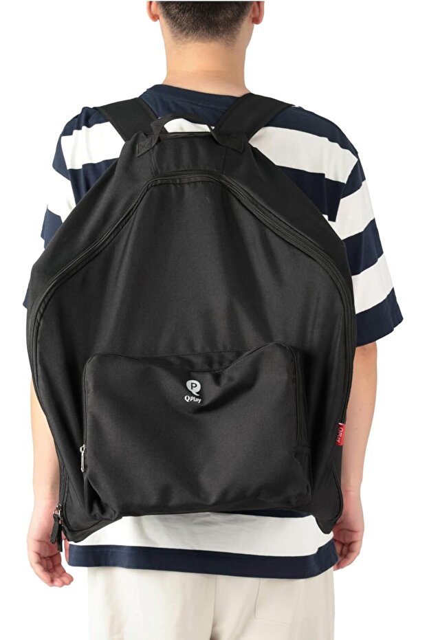 Airo Stroller Backpack - Black, Compact Travel Bag for Folded Airo Stroller