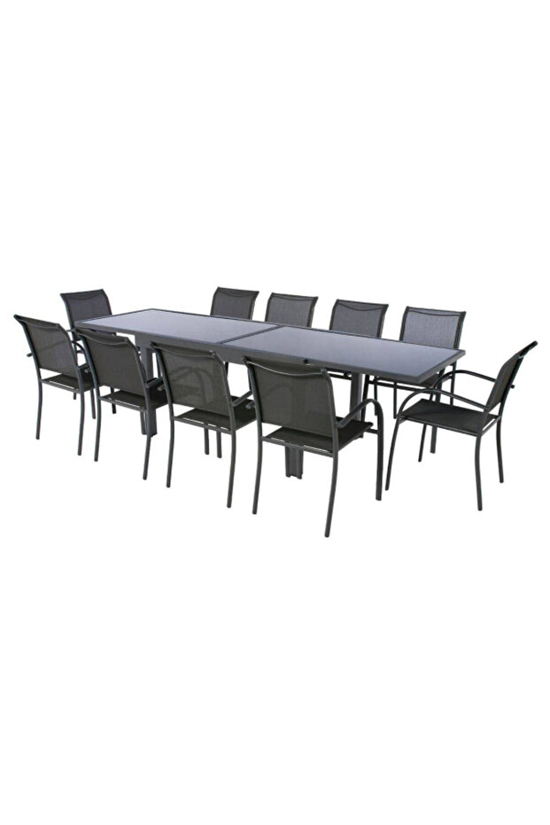 طاولة حديقة مستطيلة قابلة للتمديد - 5