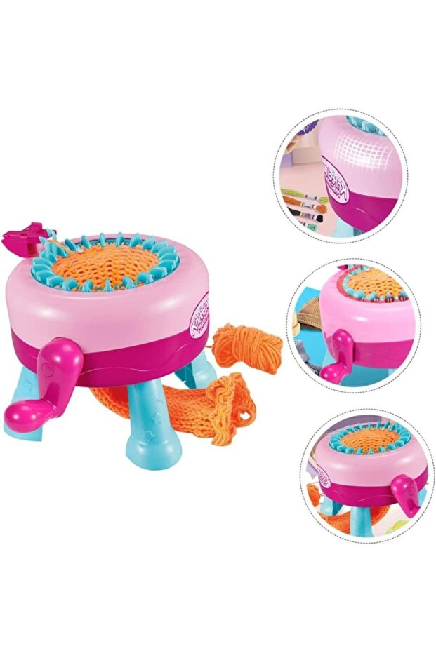 Toy Knitting Machine DIY Scarf Beanie Making Kit