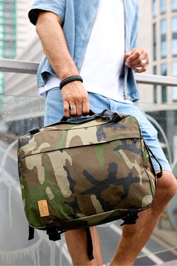 Large polyester travel backpack - Rovicky - 5