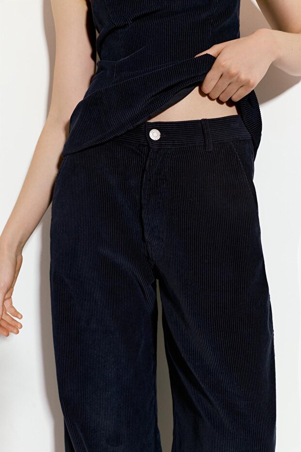 Balon Kadife Pantolon - 4