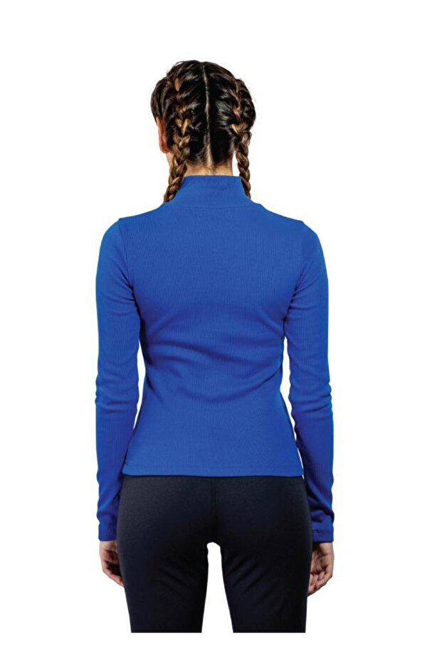 Women's Ribbed Turtle Neck Top
