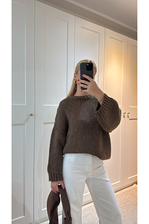 ÖRGÜ TRİKO KAZAK - 2