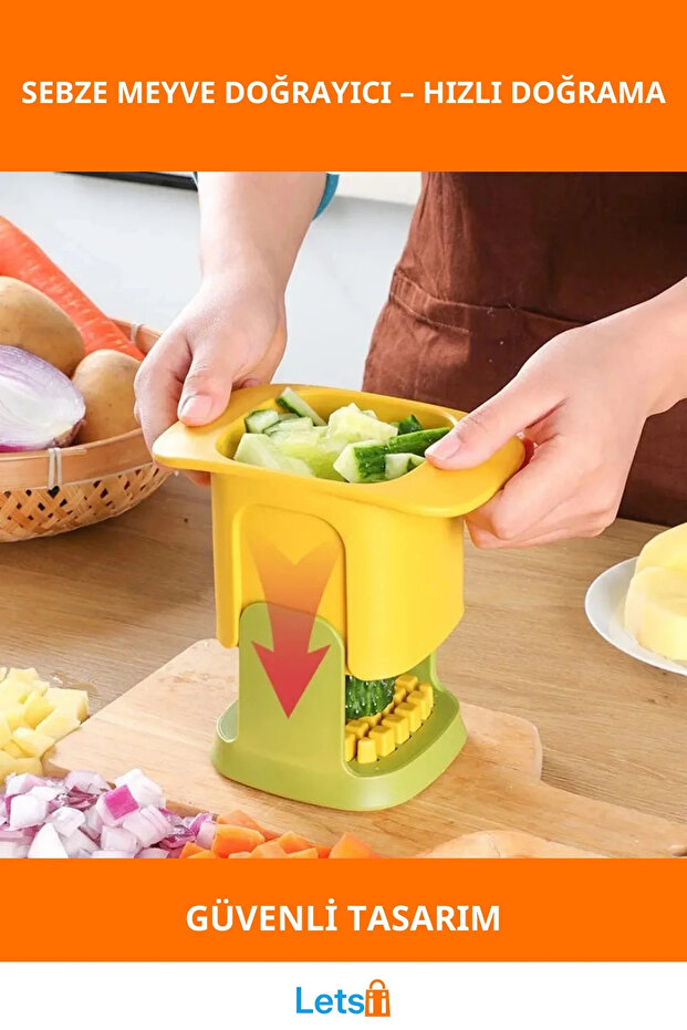 قطاعة خضروات وفواكه آمنة متعددة الأغراض - 1