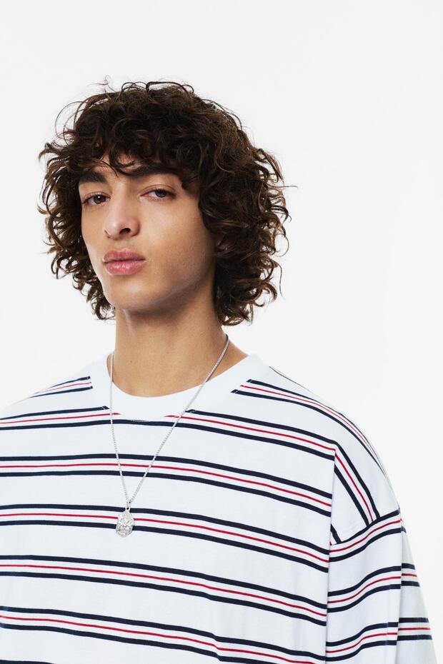 STWD çizgili t-shirt - 6