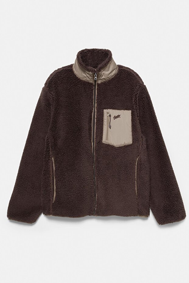 Suni yünlü kombin ceket - 6