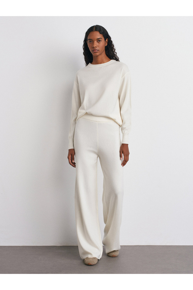 10633 Bisiklet Yaka Yünlü Basic Triko Kazak - 5