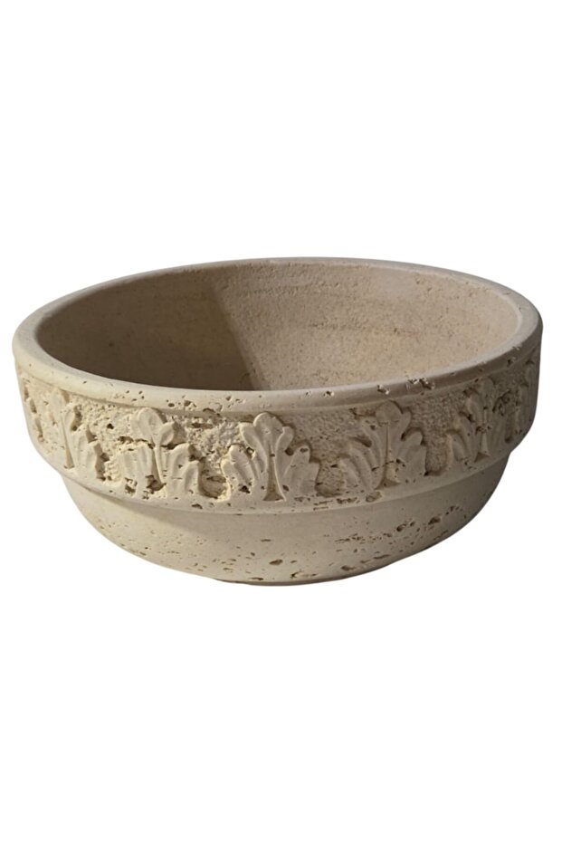 LIGHT Travertine Planter - 2
