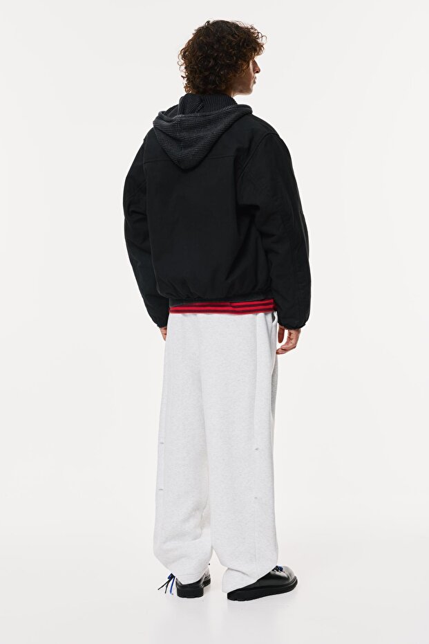 İşlemeli bomber ceket - 5