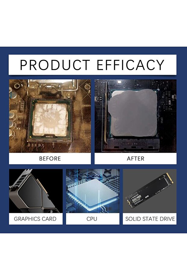 High-performance thermal paste with nanoparticles for CPU & GPU (4 g) - 1