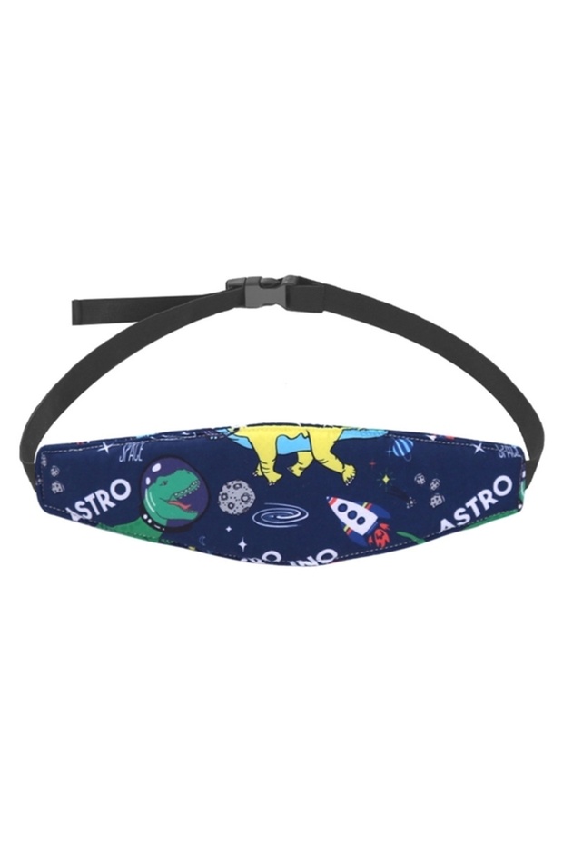 Dinosaur Baby Carseat Head Support Adjustable Infant Stroller Neck Relief Strap Pillow Fastening Bel