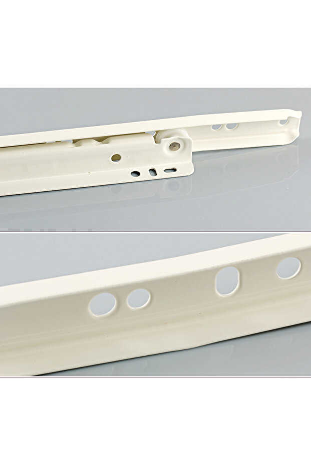 55cm Drawer Track Slides Two Cabinet Rails Thickening Computer Table Chute Clothing Cabinets Keyboar - 3