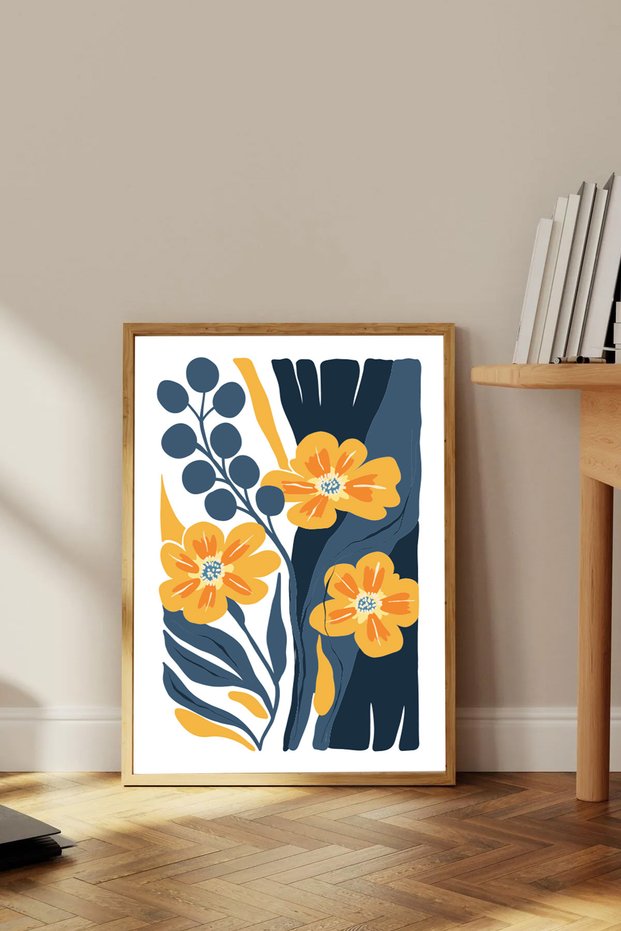 One Piece Wooden Framed Living Room Hall Kitchen Painting Tk1612