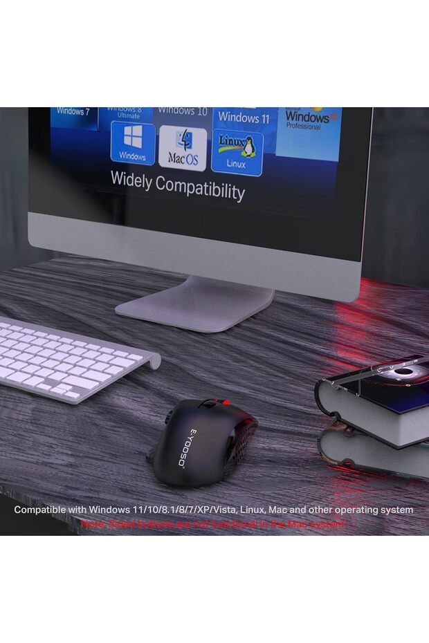Wireless Mouse X-26 — 5 DPI Levels up to 4800 DPI, 2KHz, 18-Month Battery, USB Nano Receiv - 7