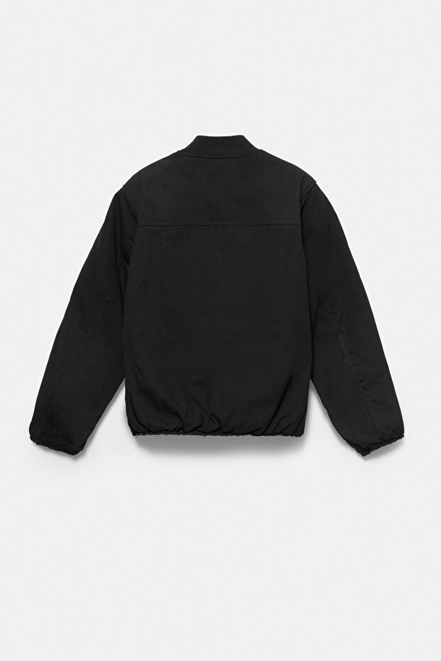 İşlemeli bomber ceket - 8