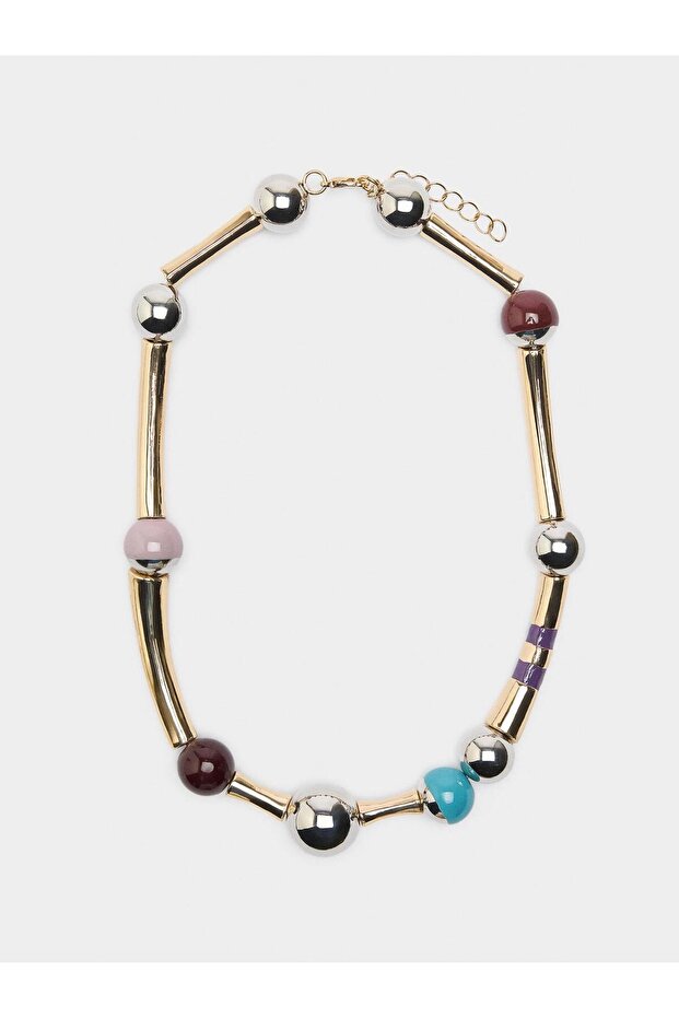 Mineli Kısa Kolye - 1