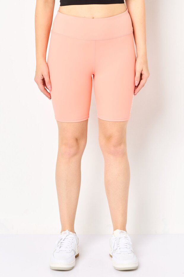 Women Sportswear Fit Cycling Shorts, Peach