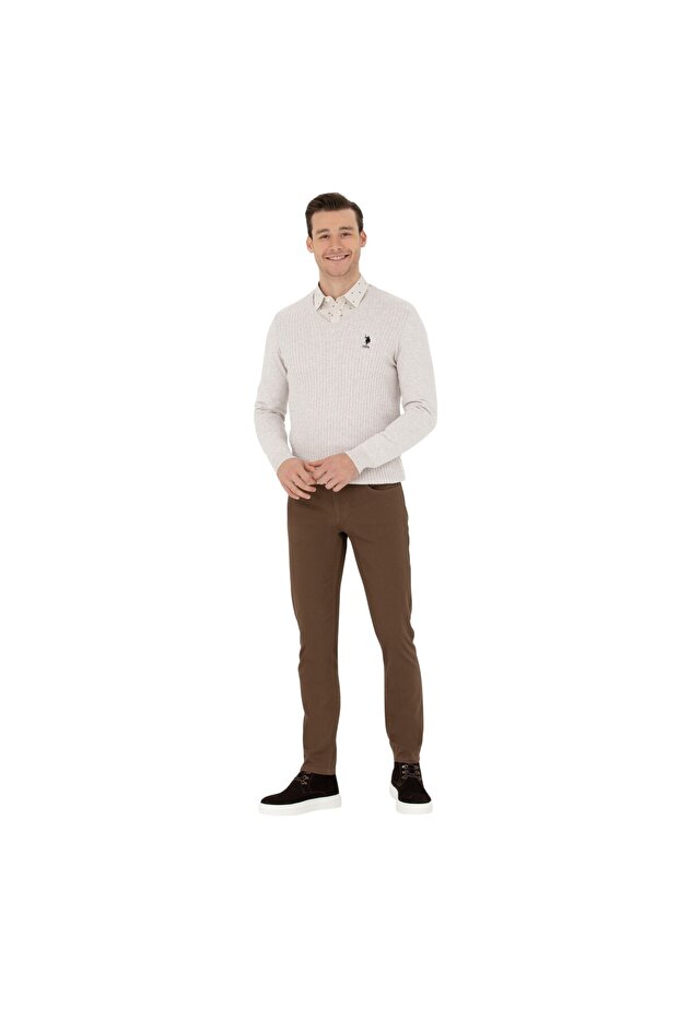 Erkek Kazak V Yaka Slim Fit 1629617 - 1